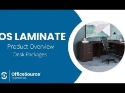 OfficeSource OS Laminate Desk W/ Double Full Pedestals (71