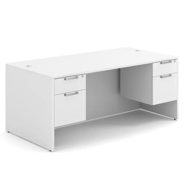 OfficeSource OS Laminate Desk W/ Double Hanging Pedestals (71" X 36")^ Teacher Desks|Instructor Desks