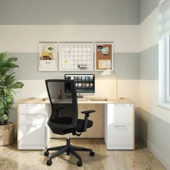 OfficeSource OS Laminate Double Pedestal Desk^ Teacher Desks