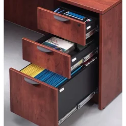 OfficeSource OS Laminate 3 Drawer Mobile File Pedestal, Box/Box/File^ File Cabinets