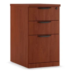 OfficeSource OS Laminate 3 Drawer Mobile File Pedestal, Box/Box/File^ File Cabinets