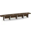 OfficeSource OS Laminate Expandable Boat Shaped Conference Tables w/ Elliptical Base^ Conference