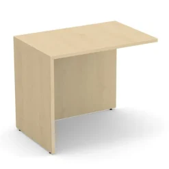OfficeSource OS Laminate L-Shaped Desk Suite w/ Hutch & 2 Glass Doors^ Office Suites