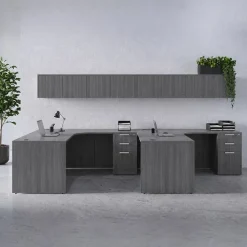 OfficeSource OS Laminate Two-Person L-Shaped Desk Pair^ Office Suites
