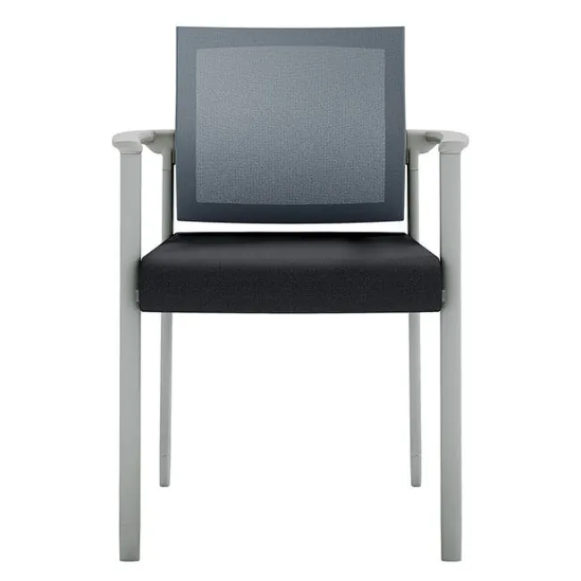 OfficeSource Oslo Mesh Back Stacking Guest Chair^ Reception & Waiting Room|Padded Stack Chairs