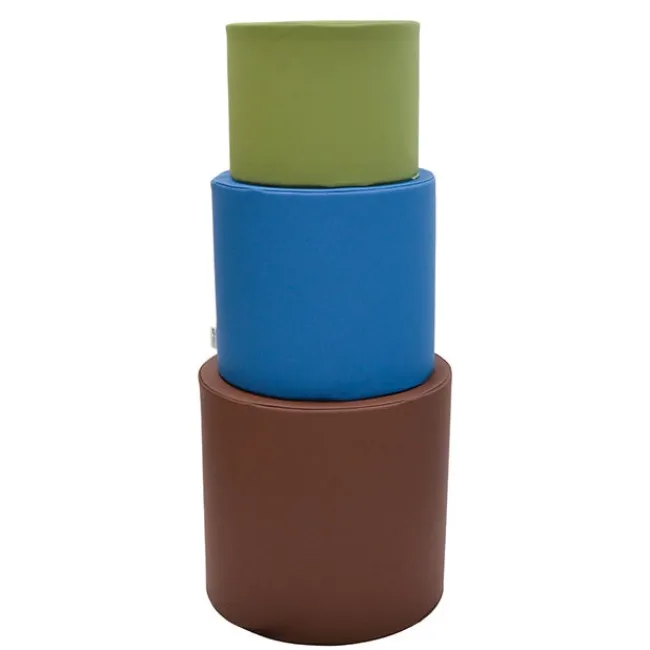Childrens Factory Ottoman Trio Stool Set^ Flexible Seating