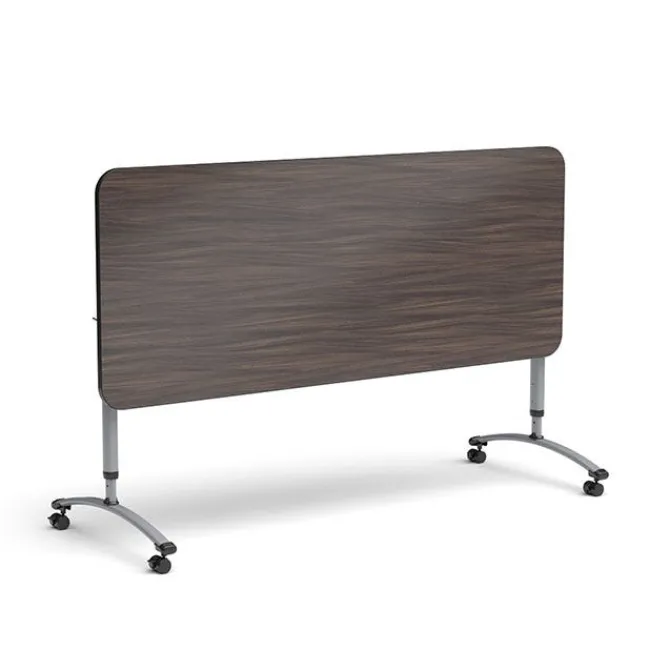 Paragon Package Set - 2 A&D Crossfit Flip-Top Adjustable Height Tables w/ 4 Emoji Chairs^ Dry Erase|Conference Table & Chair Packages