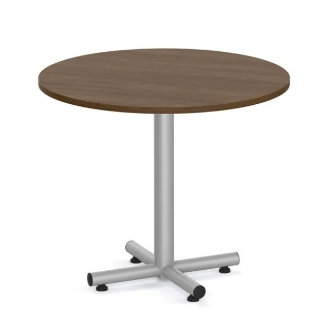 OfficeSource Package Set - 4 Cafe Tables w/ Cross Base (36" Round)^ Cafe Table & Chair Sets|Cafe Tables