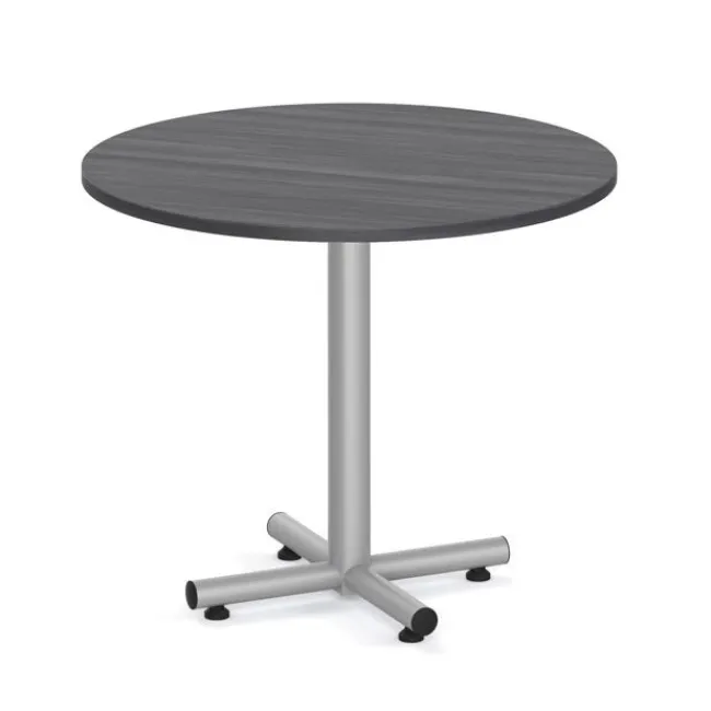OfficeSource Package Set - 4 Cafe Tables w/ Cross Base (36" Round)^ Cafe Table & Chair Sets|Cafe Tables