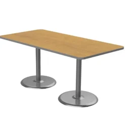 Marco Group Package Set- Dual Base Rectangle Table w/ 6 Apex Stack Chairs^ Activity Table & Chair Packages|Cafe Table & Chair Sets