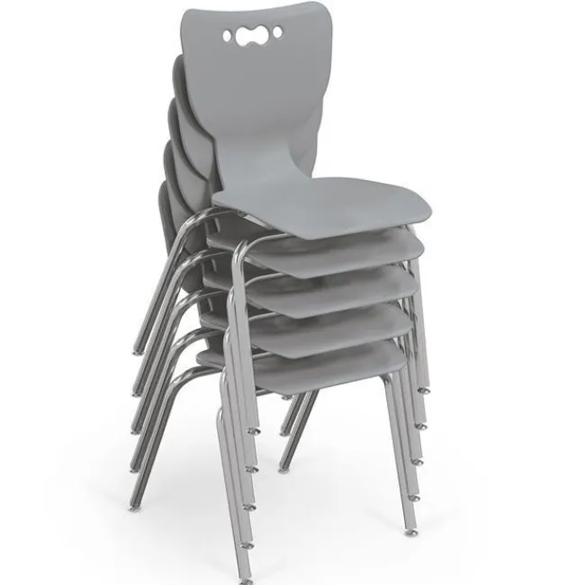 Mooreco 8-Pack Hierarchy Beam Porcelain Steel Dry Erase Desk & Hierarchy Chair Package^ Collaborative Desks|Desk & Chair Packages