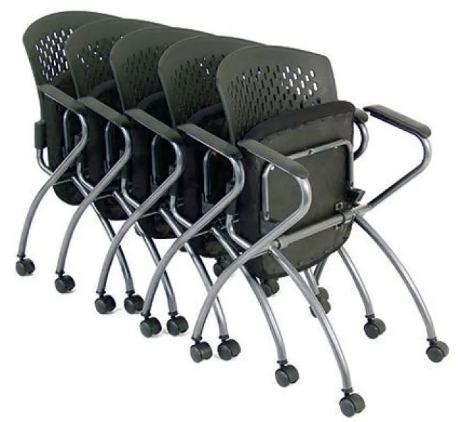 NDI Office Furniture Padded Nesting Chair^ Folding Chairs