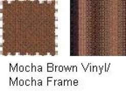 Virco Padded Seat and Back Folding Chair- Mocha Brown Frame- Mocha Brown Vinyl^ Folding Chairs