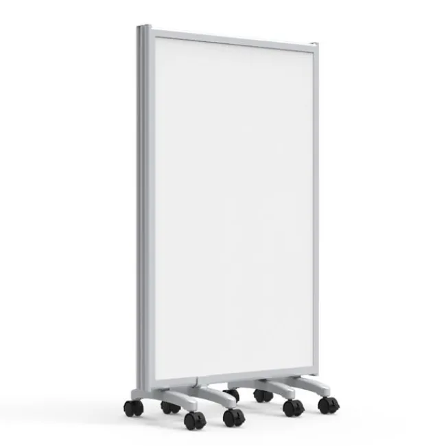 Luxor 3-Panel Mobile Magnetic Whiteboard Room Divider^ Mobile Reversible Boards