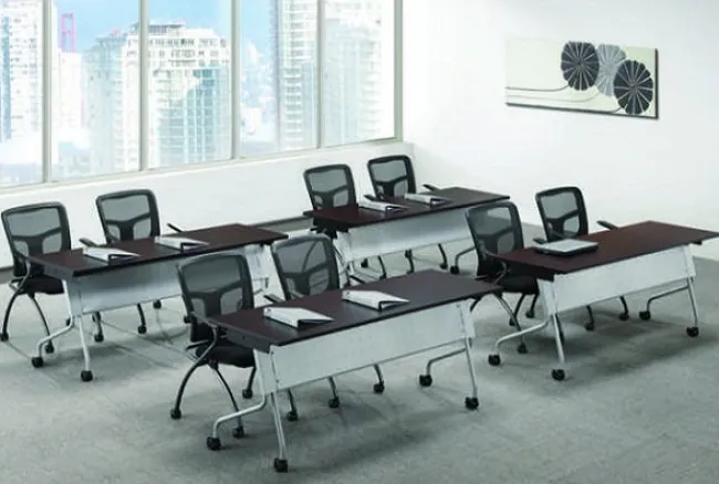 NDI Office Furniture PBF Series Flip Top Training Tables^ Computer Lab|Training & Seminar