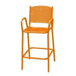 Leisure Craft Perforated Outdoor Cafe Bar Stool^ Restaurant & Cafe|Cafe Chairs