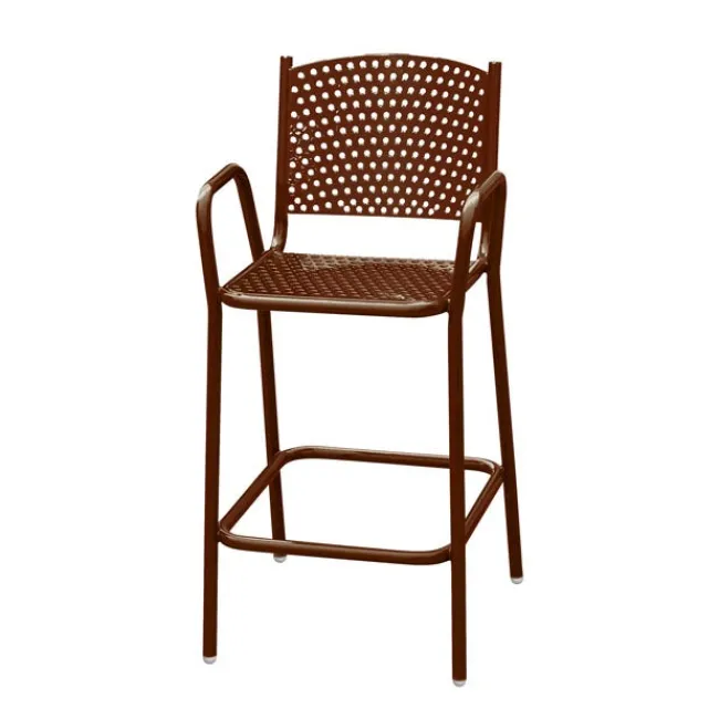Leisure Craft Perforated Outdoor Cafe Bar Stool^ Restaurant & Cafe|Cafe Chairs