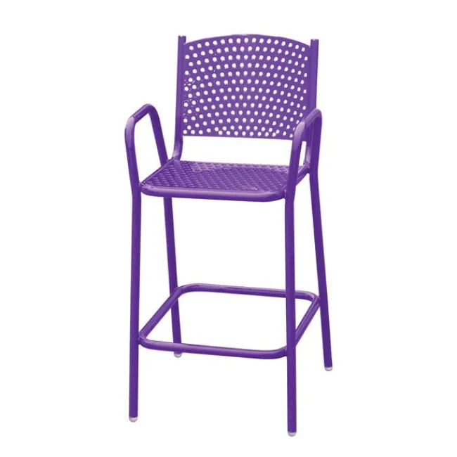 Leisure Craft Perforated Outdoor Cafe Bar Stool^ Restaurant & Cafe|Cafe Chairs