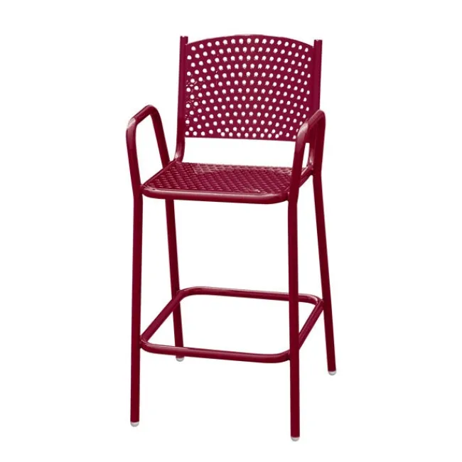 Leisure Craft Perforated Outdoor Cafe Bar Stool^ Restaurant & Cafe|Cafe Chairs