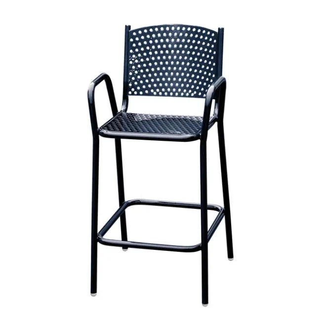 Leisure Craft Perforated Outdoor Cafe Bar Stool^ Restaurant & Cafe|Cafe Chairs