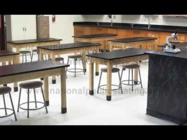 National Public Seating Phenolic Resin Science Lab Table (54'' x 24'')^ Science|Science Tables