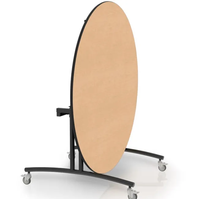 Palmer Hamilton Phlip Mobile Folding Table (60" Round)^ Cafeteria|Cafeteria Tables