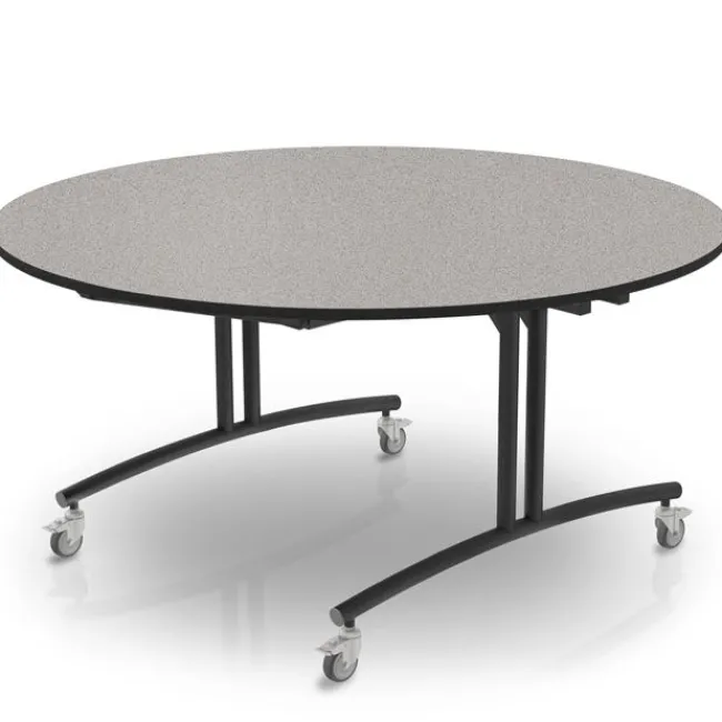 Palmer Hamilton Phlip Mobile Folding Table (60" Round)^ Cafeteria|Cafeteria Tables