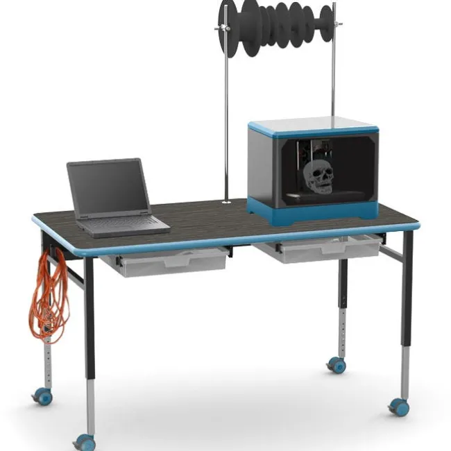 Smith System Planner Makerspace Table^ Art Tables
