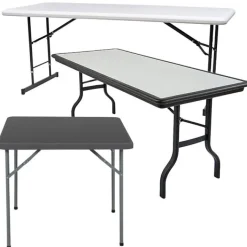 Iceberg Plastic Resin IndestrucTable Folding Tables^ Folding