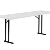 Correll Plastic Resin Seminar Tables w/ Offset Folding Legs^ Training & Seminar|Folding