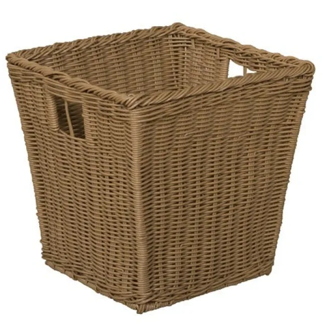 Wood Designs Plastic Wicker Baskets^ Tote & Bin Storage|Cubbies