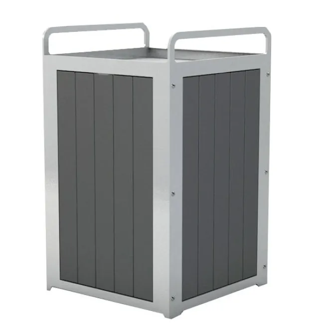 Frog Furnishings Plaza Receptacle (32 Gal)^ Trash & Recycling Bins