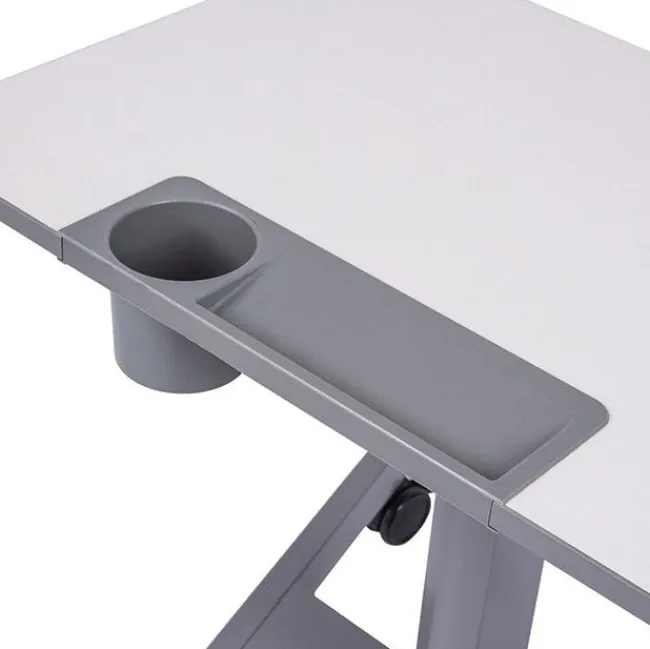 Luxor Pneumatic Adjustable Height Flip-Top Student Desk^ Stand-Up Student Desks
