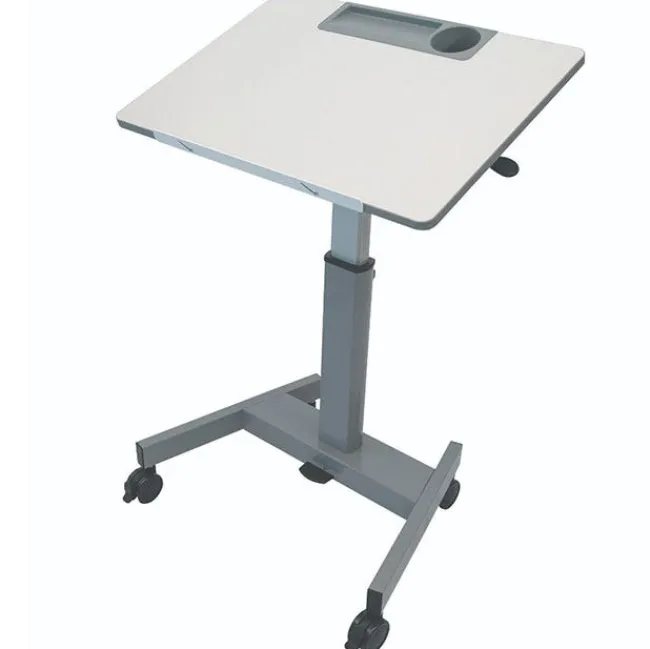 Luxor Pneumatic Adjustable Height Flip-Top Student Desk^ Stand-Up Student Desks