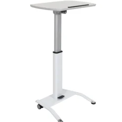 Luxor Pneumatic Height Adjustable Desk & Lectern^ Stand-Up Student Desks