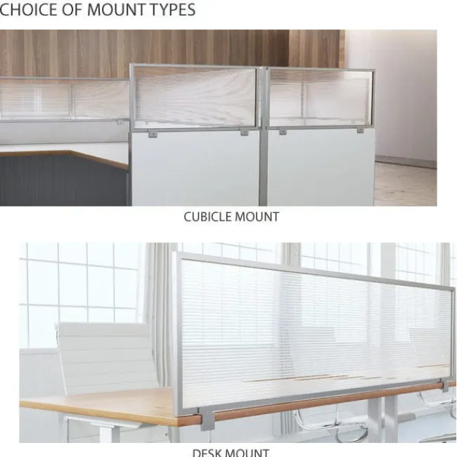 Obex Polycarbonate Tile Panel Extenders by^ Study Carrels