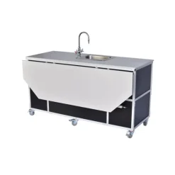 Monsam Portable Science Lab Workstation with Storage & Single Basin Sink^ Science Workstations