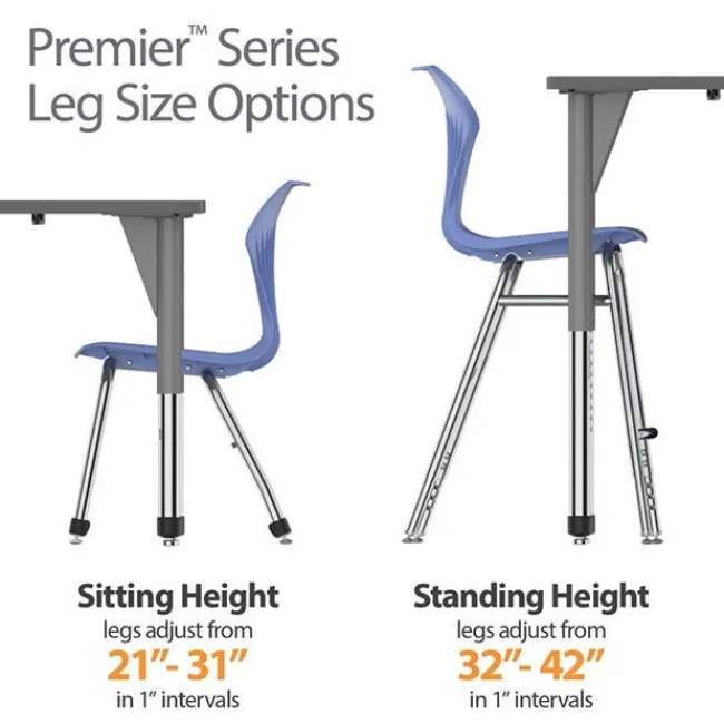 Marco Group Premier Series Dry Erase Desk - 30'' x 24" Flare^ Dry Erase Desks