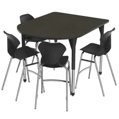 Marco Group Premier Standing Height Multimedia Table and Apex Adjustable Stool Package^ Activity Table & Chair Packages|Activity Tables & Chairs