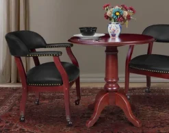 Regency Office Products Prestige Round Queen Anne Table^ Cafe Tables|Conference