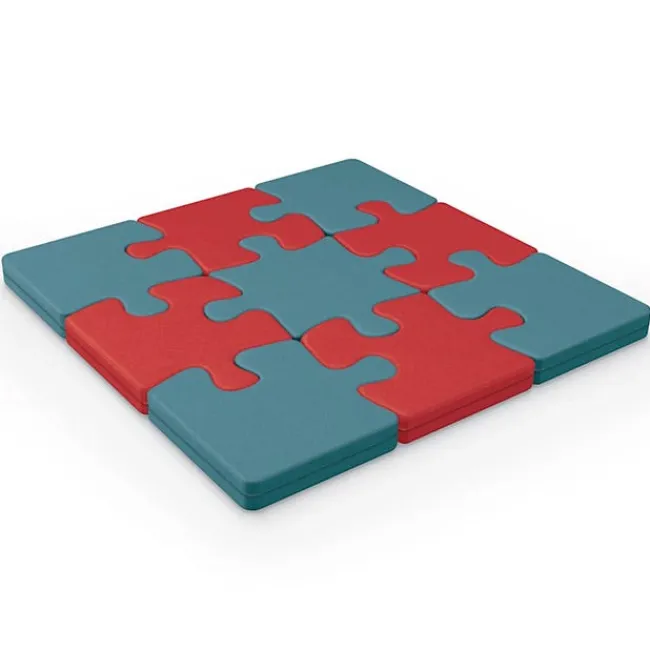 Mooreco Puzzle Soft Seating - Set of 9 Floor Pads^ Floor Seating|Flexible Seating
