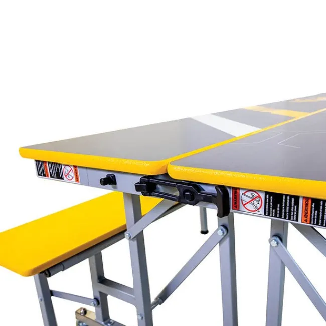 AmTab Quick Ship All-in-One Mobile Cafeteria Convertible Bench Table^ Cafeteria|Cafeteria Tables
