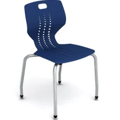 Paragon Quick Ship Emoji 4-Leg School Stack Chair (18'' H - 5th-Adult)^ Plastic Stacking Chairs