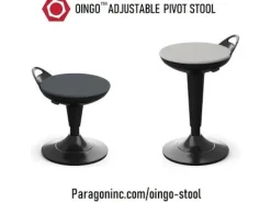 Paragon Quick Ship Oingo Adjustable Stool- Adult Height (22-1/2'' - 30'' H)^ Active Seating|Flexible Seating