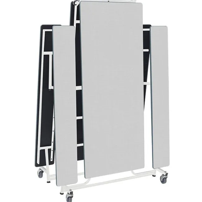 AmTab Quick Ship Rectangle Mobile Bench Cafeteria Table^ Cafeteria|Cafeteria Tables