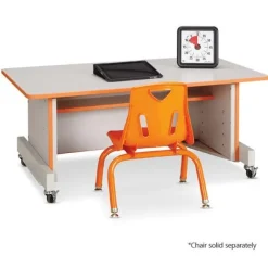 Jonti-Craft Rainbow Accents Apollo Single Computer Desk^ Computer Lab