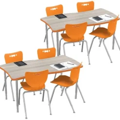 Mooreco Rectangle Creator Table & Hierarchy Chair Packages^ Activity Tables & Chairs|Activity Table & Chair Packages