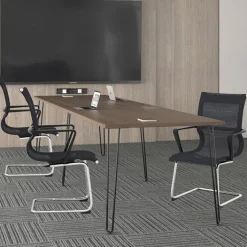 OfficeSource Rectangle Shaped Conference Table w/ Hairpin Legs (11')^ Conference
