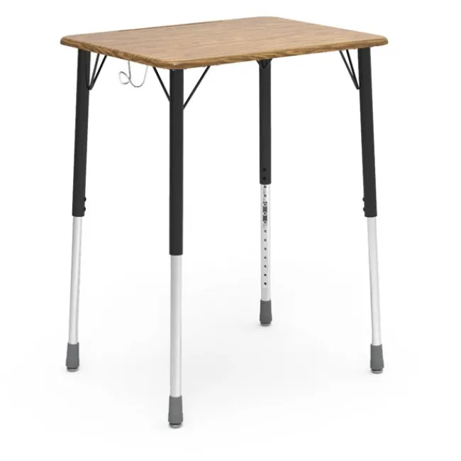 Virco Rectangle Top Zuma Desk w/ Backpack Hanger^ Open Front School Desks