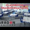 Paragon Rectangular A & D Student Desks^ Open Front School Desks